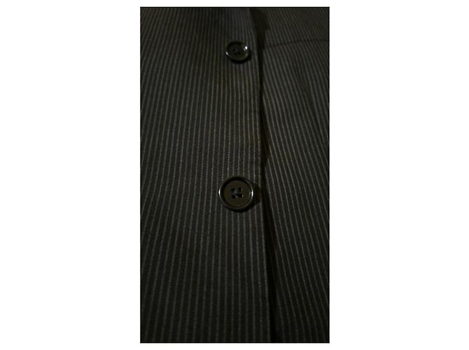 Autre Marque Completo giacca e pantaloni gessati Luca D'Altieri Nero Grigio - vista 8
