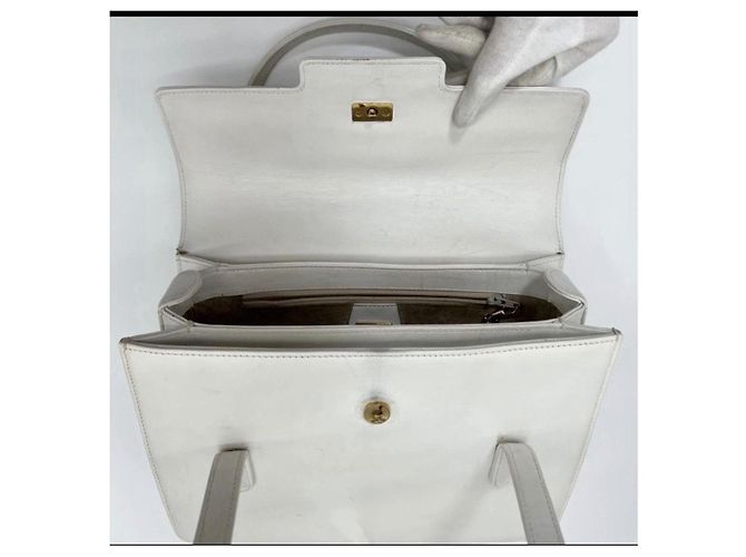 Gucci Leather Handbag White - view 10