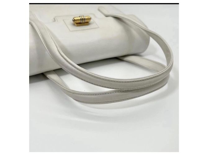 Gucci Leather Handbag White - view 8