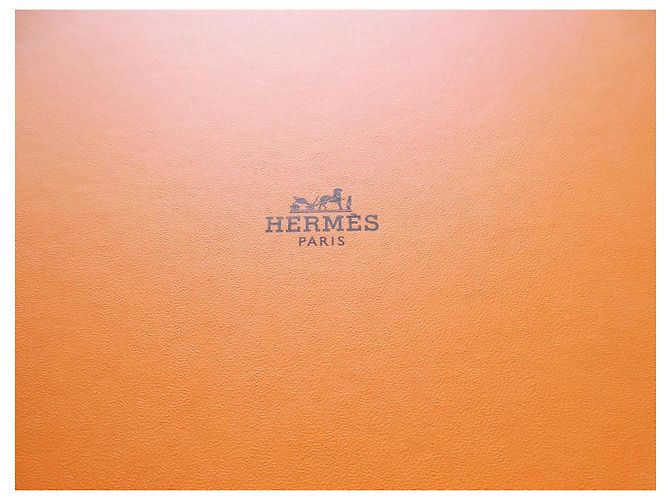 large Hermès box for Hermès Birkin 25 handbag model number 1497 Orange - view 3