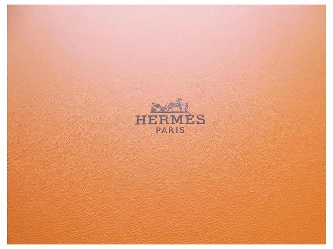 large Hermès box for Hermès Birkin 30 handbag model number 1313 Orange - view 3