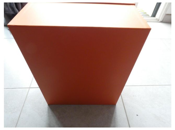 large Hermès box for Hermès Birkin 30 handbag model number 1313 Orange - view 5