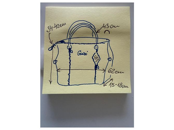 Borsa a spalla Gucci grande in pelle bianca Bianco - vista 19