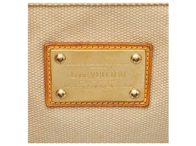 Borsa tote Antigua Cabas MM Louis Vuitton Rosso Beige - vista 10