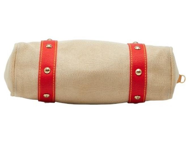 Borsa tote Antigua Cabas MM Louis Vuitton Rosso Beige - vista 3