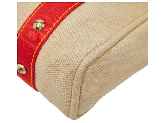 Borsa tote Antigua Cabas MM Louis Vuitton Rosso Beige - vista 4