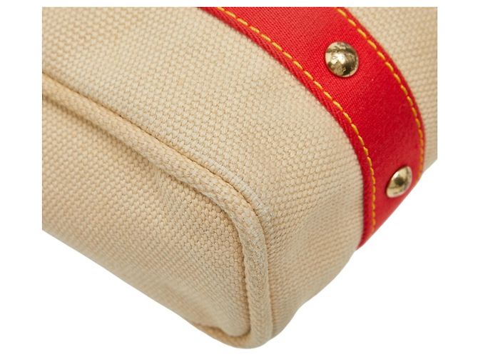 Borsa tote Antigua Cabas MM Louis Vuitton Rosso Beige - vista 7