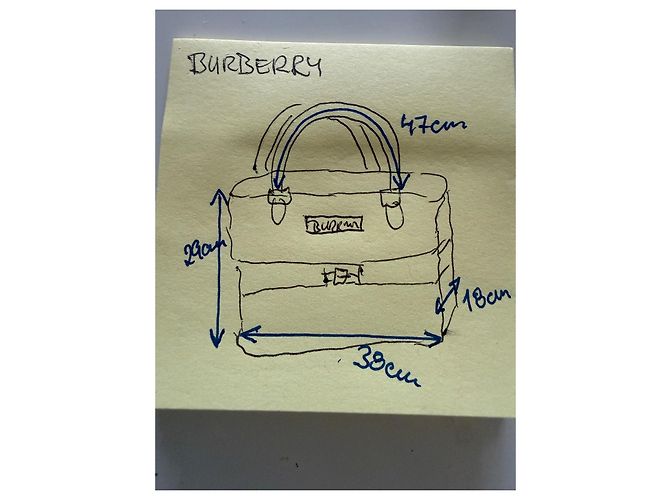 Burberry Sheldon Haus-Karobag Braun - Ansicht 16