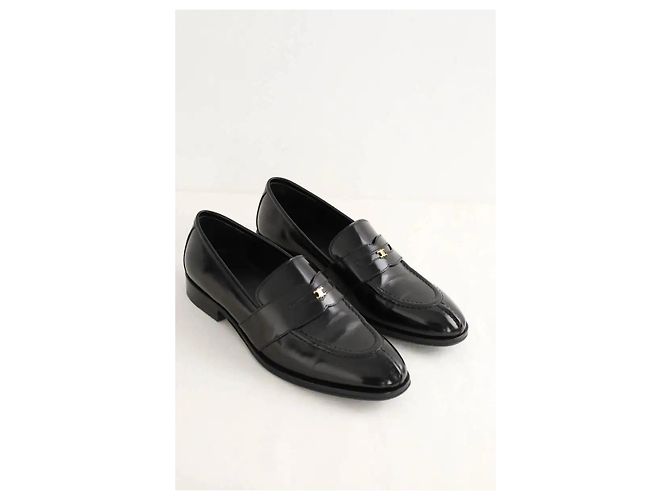 Céline Mocassini in pelle nera Nero - vista 3