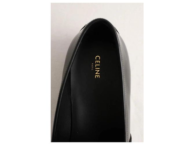 Céline Mocassini in pelle nera Nero - vista 5