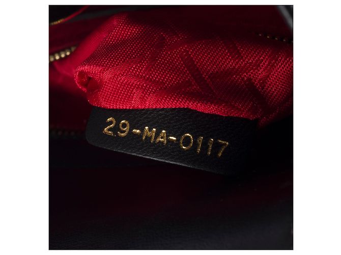 Borsa DIOR Lady Dior in Pelle Nera - 103265 Nero - vista 8