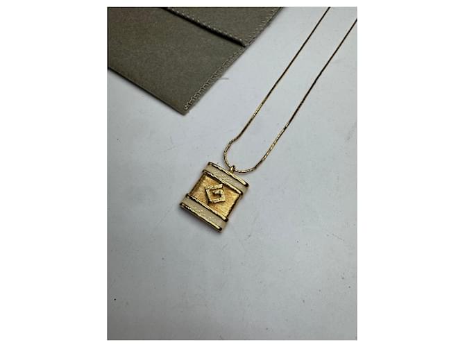Collana G Placcata Oro Vintage Givenchy D'oro - vista 3