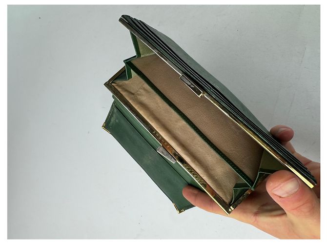 Vintage Givenchy Leather Wallet Green - view 5