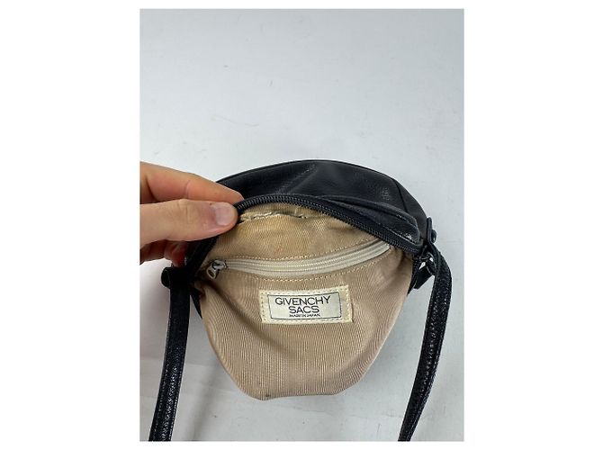 Vintage Givenchy 4G Leder Umhängetasche / Schultertasche Schwarz - Ansicht 3