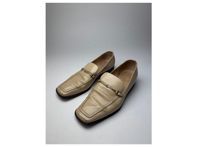 Mocassino Gucci Horsebit Vintage Beige EU36 - vista 10
