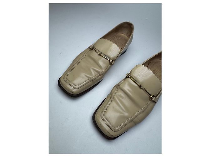 Mocassino Gucci Horsebit Vintage Beige EU36 - vista 5
