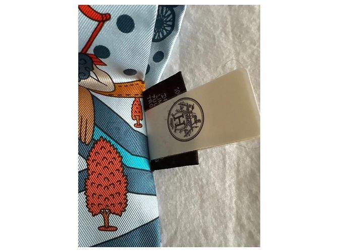 Twilly Hermès Azul - vista 4