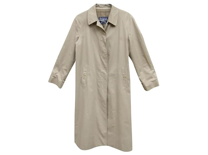 Impermeable Burberry Caqui de Algodón - vista 3