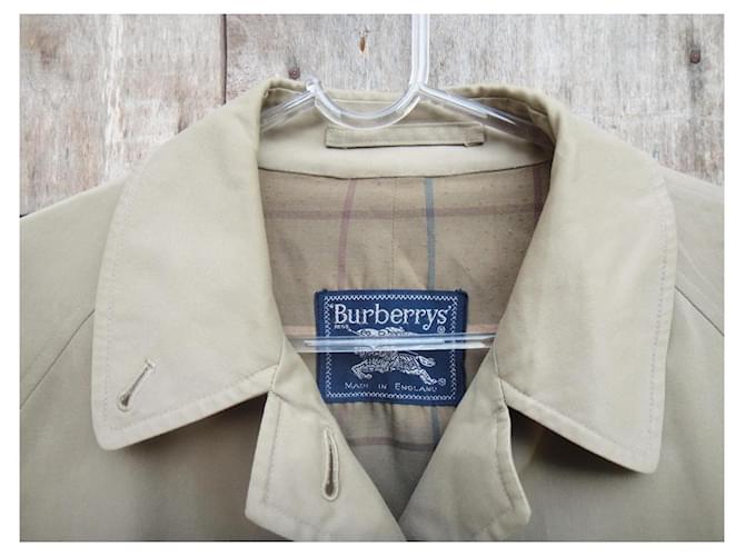 Impermeable Burberry Caqui de Algodón - vista 4