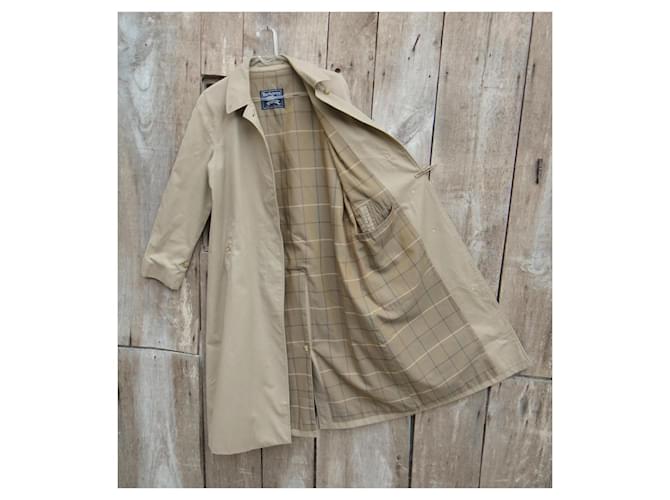 Impermeable Burberry Caqui de Algodón - vista 5