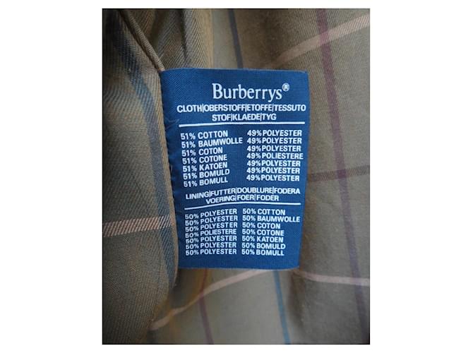 Impermeable Burberry Caqui de Algodón - vista 8