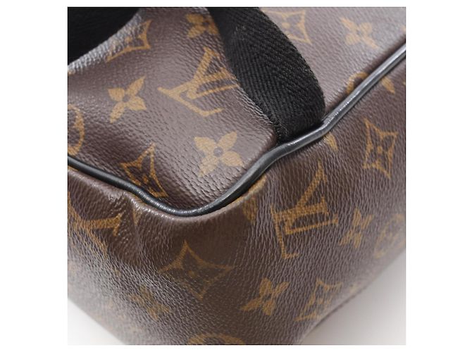 Zaino Josh Louis Vuitton Marrone Nero Monogramma - vista 12