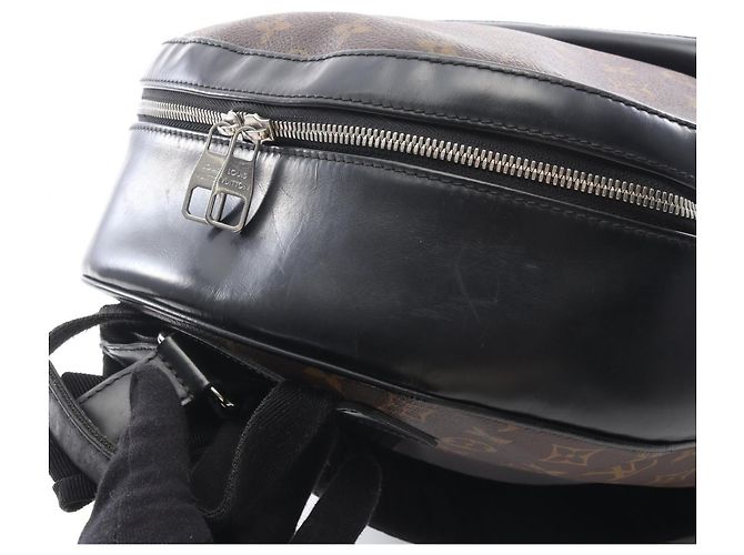 Zaino Josh Louis Vuitton Marrone Nero Monogramma - vista 13