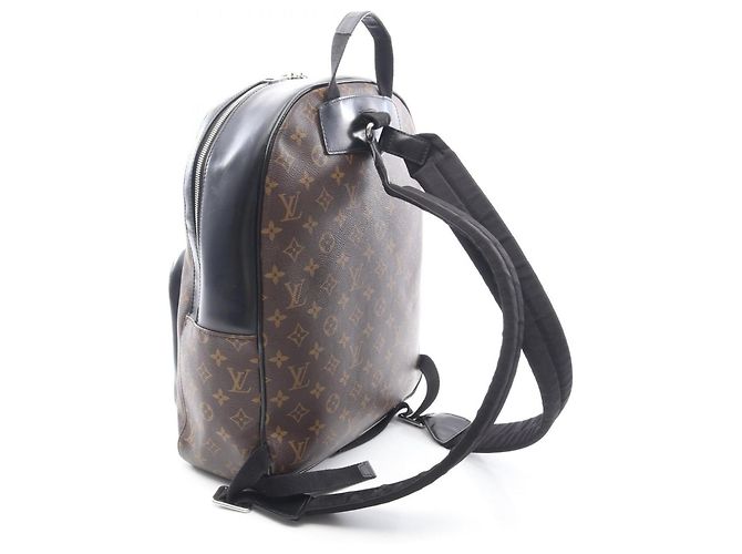 Zaino Josh Louis Vuitton Marrone Nero Monogramma - vista 2