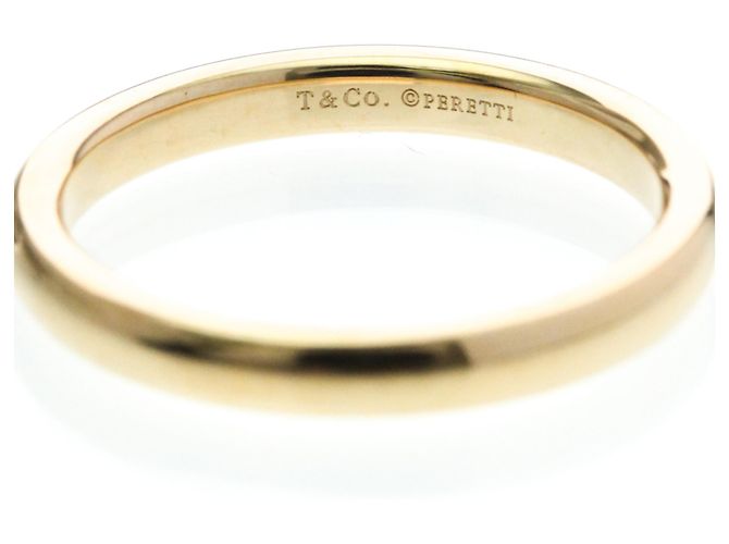 Tiffany & Co Anel de casamento em ouro rosa 18K Tiffany Dourado - vista 6