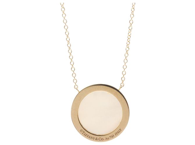 Tiffany & Co Collana Tiffany TTWO Circle con Diamanti D'oro - vista 2