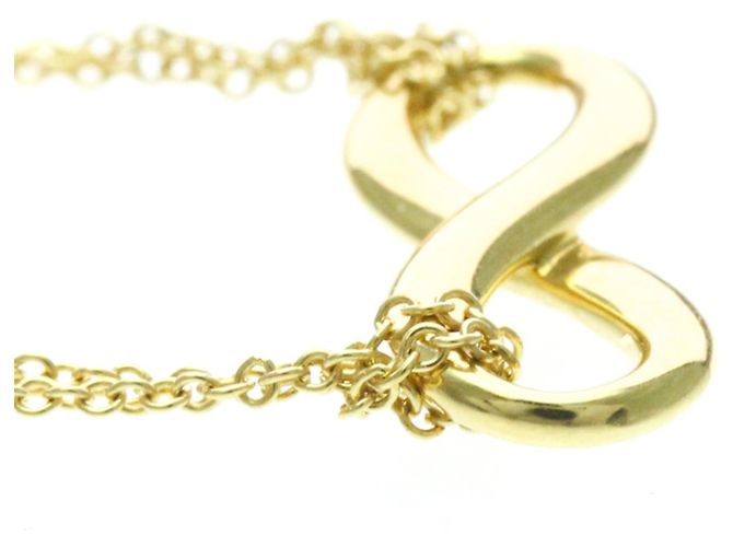 Tiffany & Co Collana Pendente Infinity in Oro Giallo 18K Tiffany D'oro - vista 3