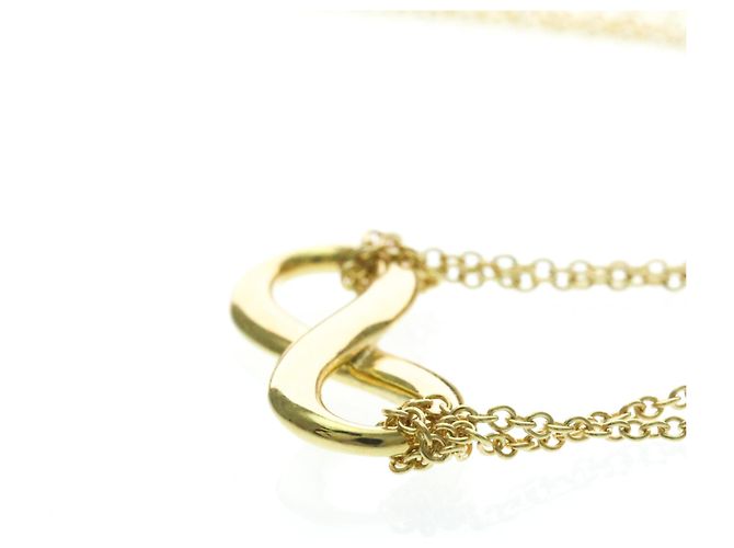 Tiffany & Co Collana Pendente Infinity in Oro Giallo 18K Tiffany D'oro - vista 5