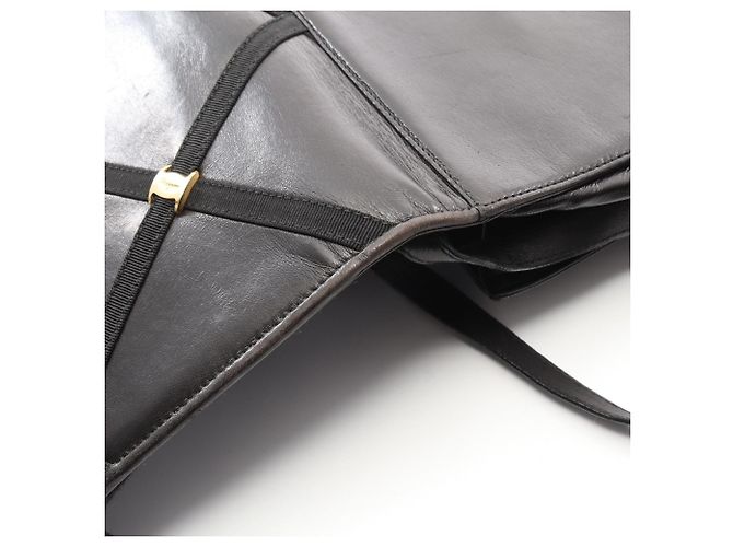 Borsa a Spalla Vara di Salvatore Ferragamo Nero - vista 9