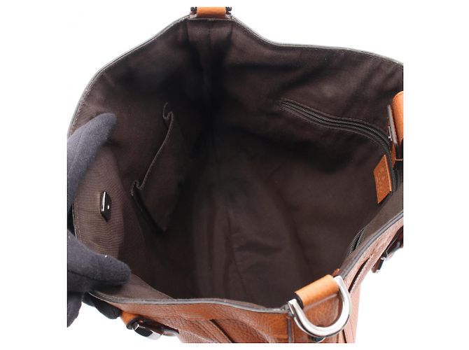 Borsa Gucci Abby con motivo GG Marrone - vista 3