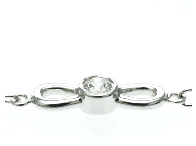 Tiffany & Co Bracciale in diamante Tiffany Ribbon Argento - vista 2