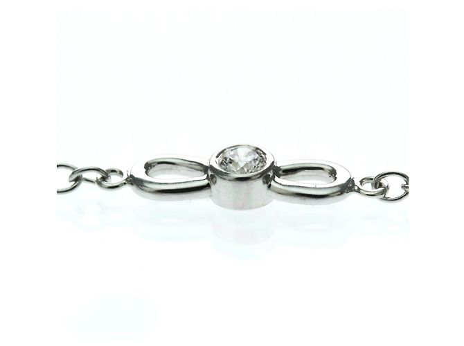 Tiffany & Co Bracciale in diamante Tiffany Ribbon Argento - vista 4