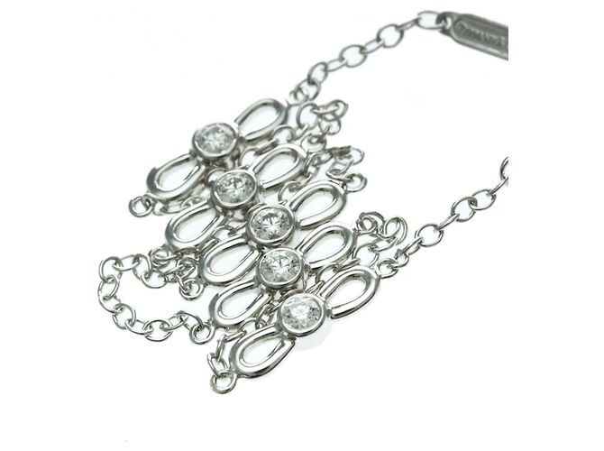 Tiffany & Co Bracciale in diamante Tiffany Ribbon Argento - vista 6