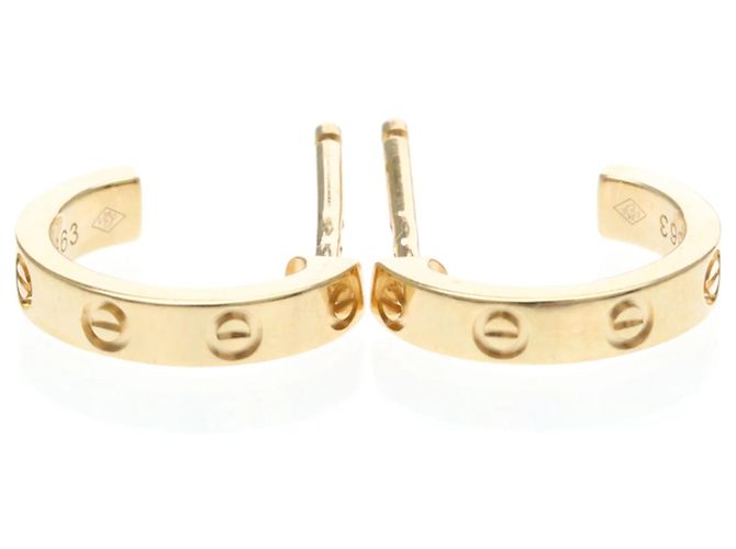 Pendientes de media aro Baby Love de Cartier Dorado - vista 3