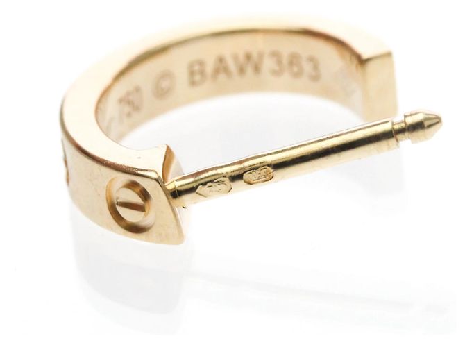 Pendientes de media aro Baby Love de Cartier Dorado - vista 8