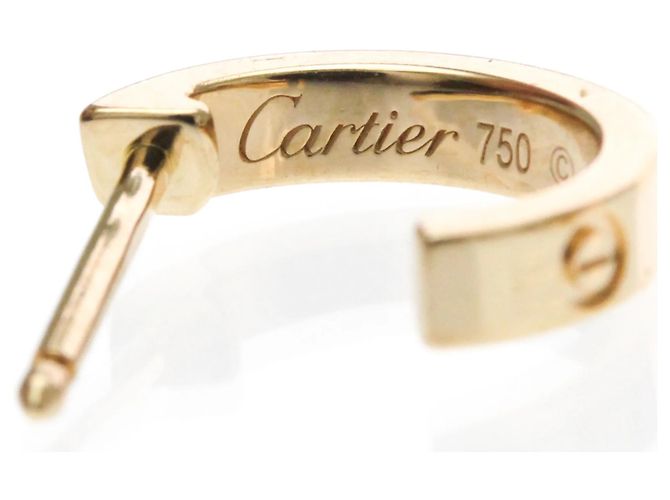 Pendientes de media aro Baby Love de Cartier Dorado - vista 9