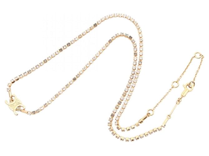 Céline Collar Celine Triomphe Sparkle Dorado - vista 3