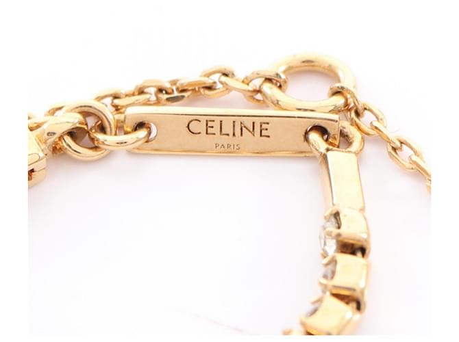 Céline Collar Celine Triomphe Sparkle Dorado - vista 5