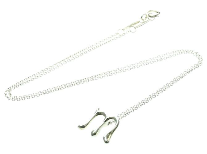 Tiffany & Co Collana in Argento Tiffany Lettera "M" - vista 14
