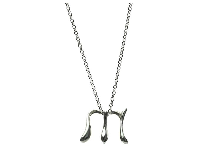 Tiffany & Co Collana in Argento Tiffany Lettera "M" - vista 2