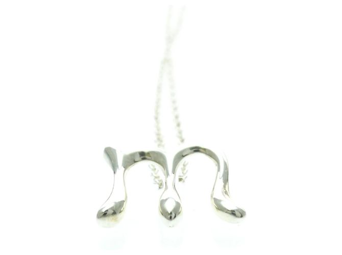 Tiffany & Co Collana in Argento Tiffany Lettera "M" - vista 4