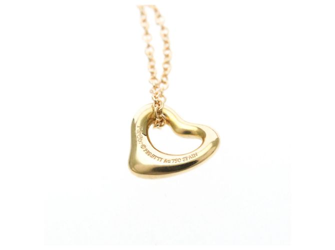 Tiffany & Co Collana Extra Mini Open Heart Tiffany in Oro Rosa
 D'oro - vista 7