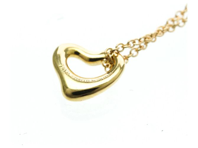 Tiffany & Co Collana Extra Mini Cuore Aperto Tiffany D'oro - vista 7