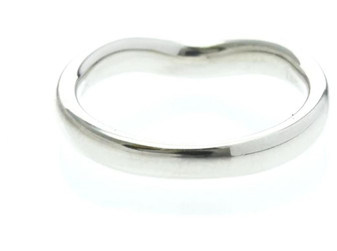 Tiffany & Co Anello Curvo Tiffany con Diamanti Argento - vista 3