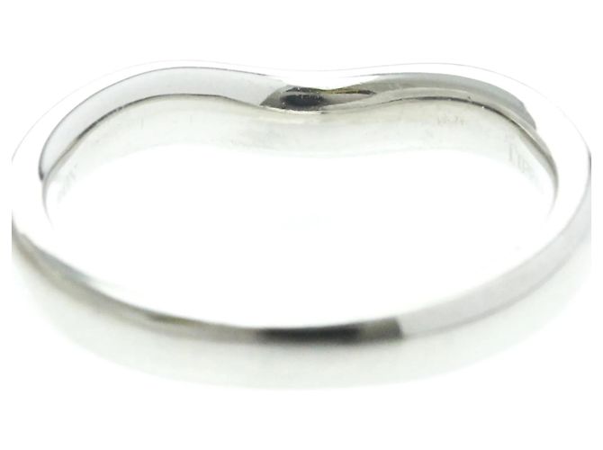Tiffany & Co Anello Curvo Tiffany con Diamanti Argento - vista 7