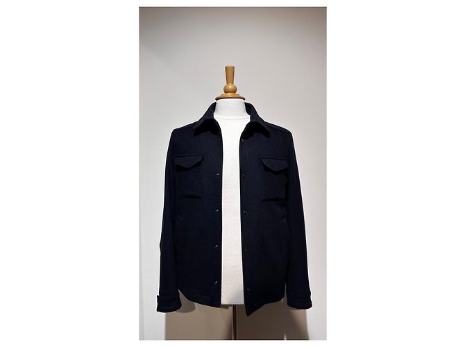 Giacca Herno in lana e cashmere blu navy Blu scuro - vista 2
